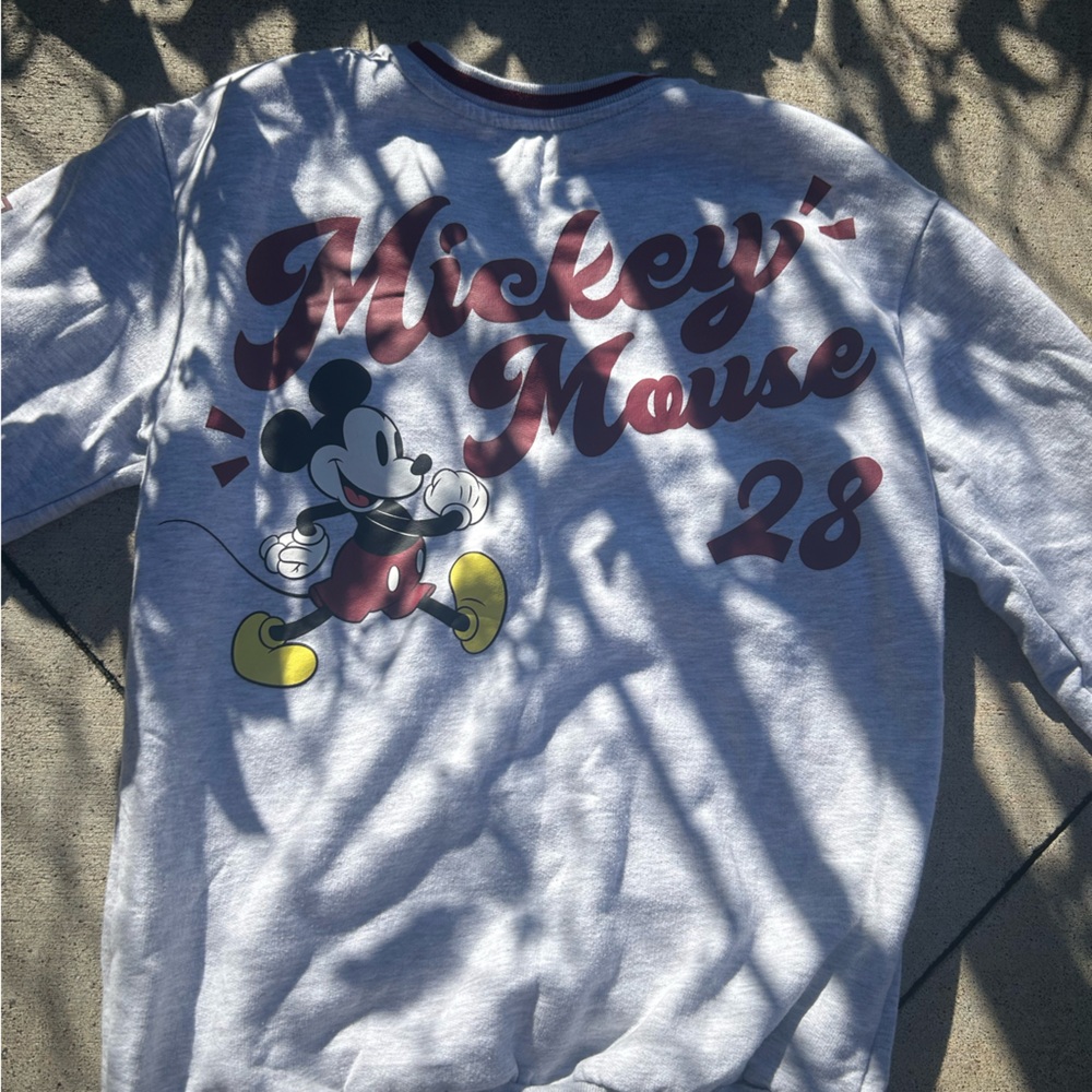 Disney Mickey Mouse Gray Sweatshirt